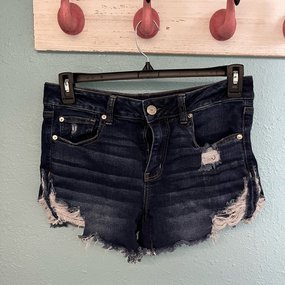 American Eagle size 12 midi next level stretch shorts.